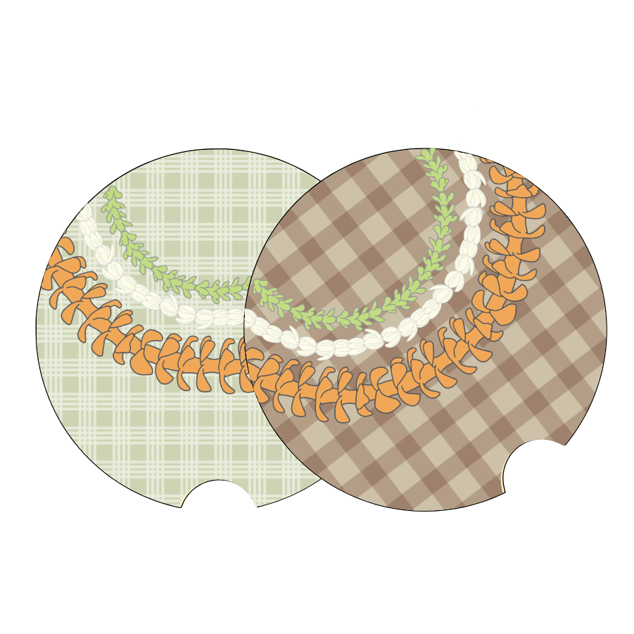 Car Coasters - 3 Strand Lei