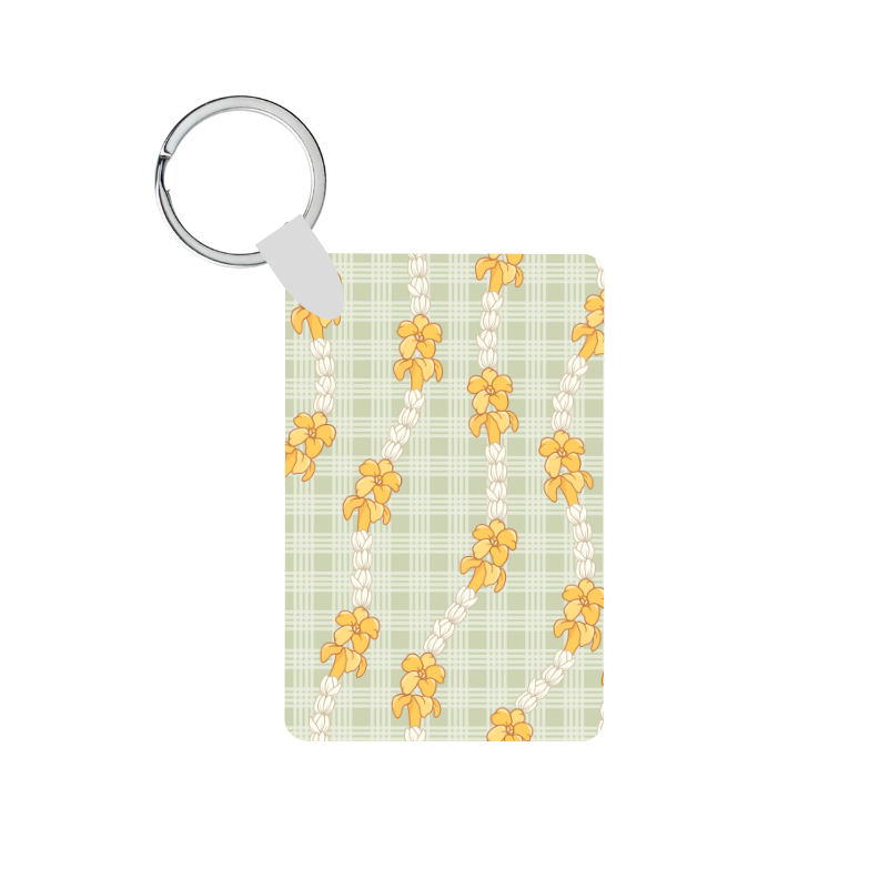 Keychain - Crown & Puakenikeni
