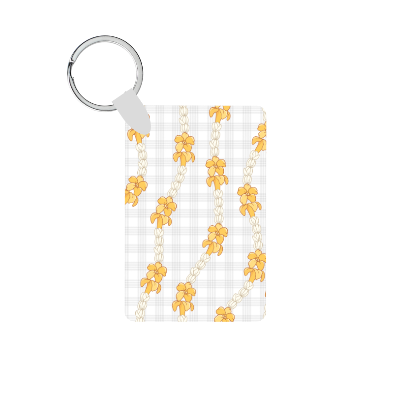 Keychain - Crown & Puakenikeni